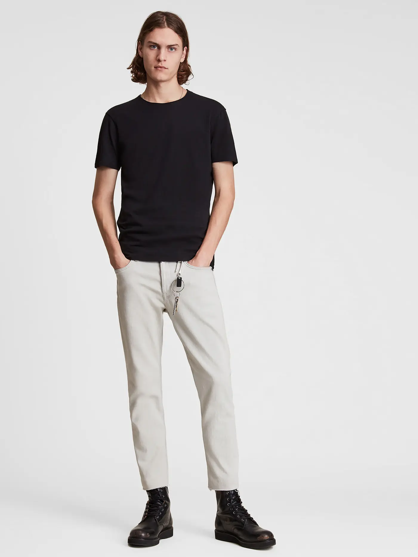 ALLSAINTS | T-Shirt Figure | schwarz